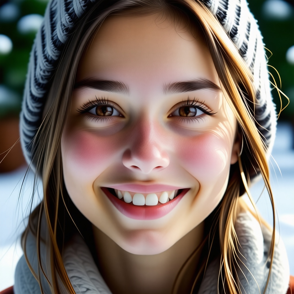 Girl smiling, with rich details, porcelain skin, water color, hyperrealistic, ultra quality, high detail, sharp detail, Amazing breathtaking picture, THX Sound, God polished pixels, I Can’t believe how beautiful this is!!! Hyper ultra intricate 64k resolution, 35mm, Unreal Engine, UHD, I SAID ULTRA!! Hyperphotosensitivity, Phase One XF IQ4 150MP with