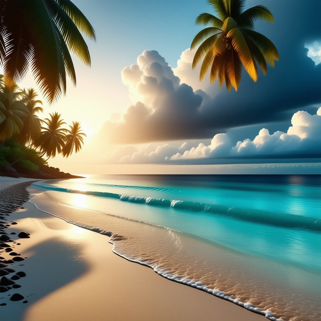 tropical beach, UHD 4K ultra HD, amazing