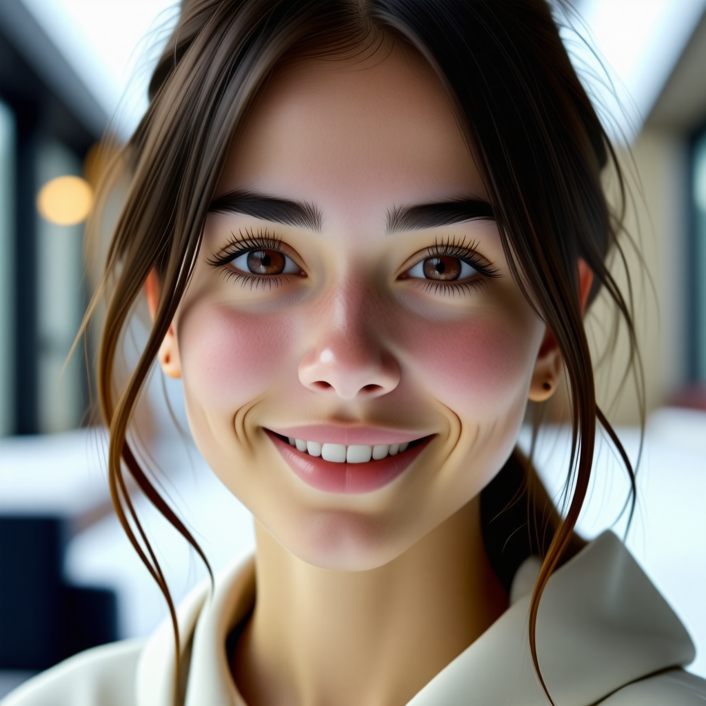 Girl smiling, with rich details, hyperrealistic, ultra quality, high detail, sharp detail, Amazing breathtaking picture, THX Sound, God polished pixels, I Can’t believe how beautiful this is!!! Hyper ultra intricate 64k resolution, 35mm, Unreal Engine, UHD, I SAID ULTRA!! Hyperphotosensitivity, Phase One XF IQ4 150MP with